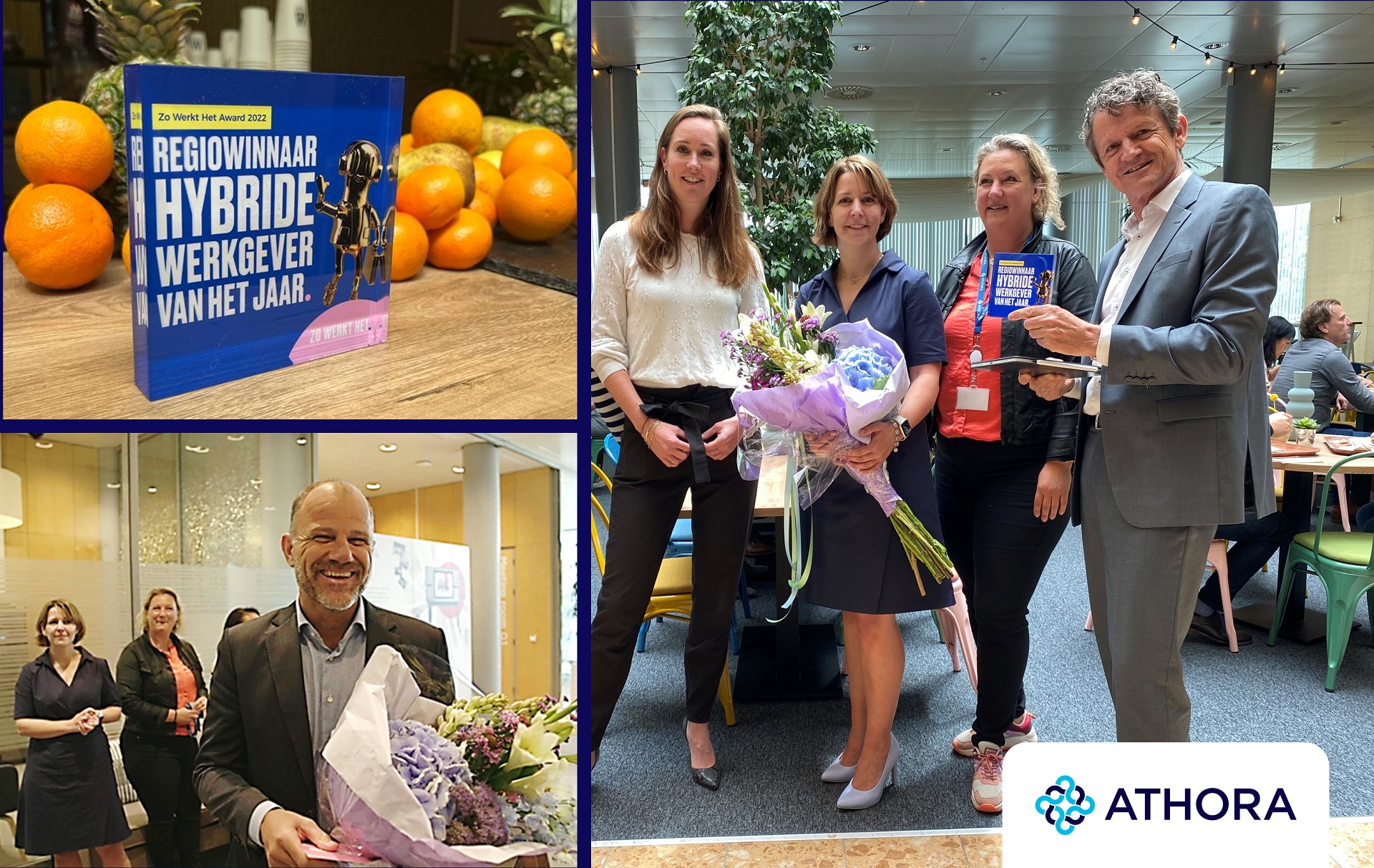 Photo gallery of the award ceremonie of the best hybrid employer of North Holland